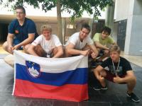 Slovenska ekipa s poljskim spremljevalcem
